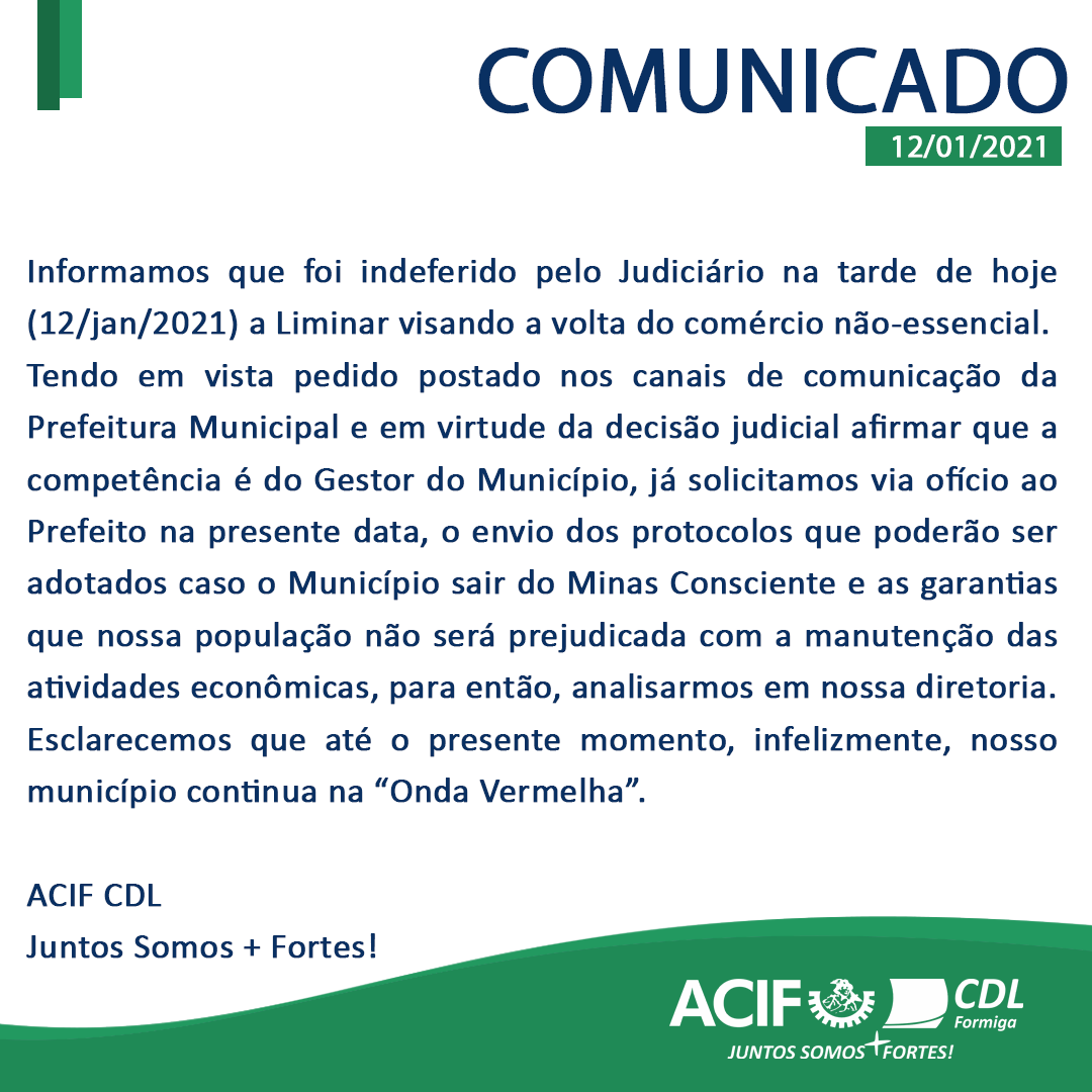 Comunicado 12 01