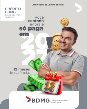BDMG - Voc&ecirc; contrata agora e s&oacute; paga em 2027