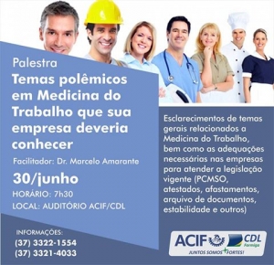 Palestra Medicina do Trabalho