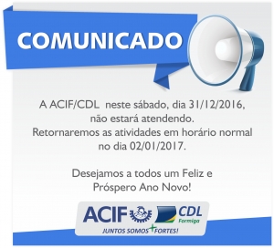 Comunicado Importante