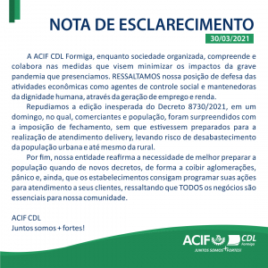 Nota de Esclarecimento