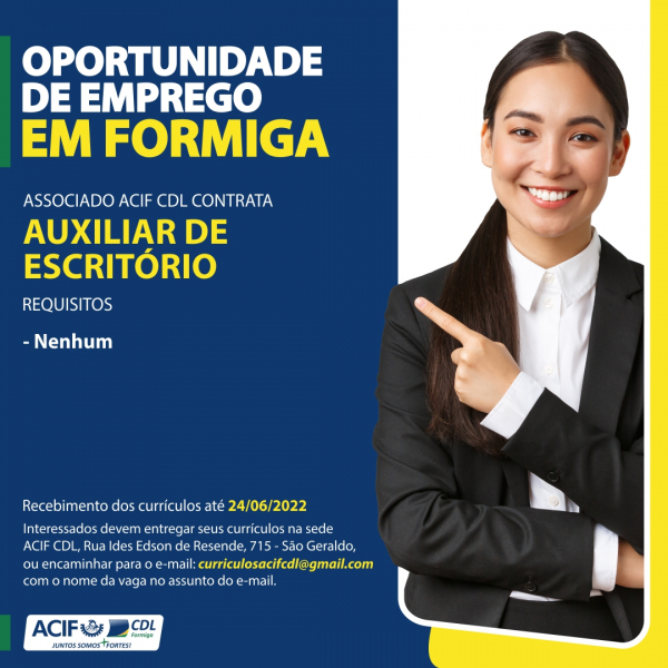 Auxiliar de Escritório