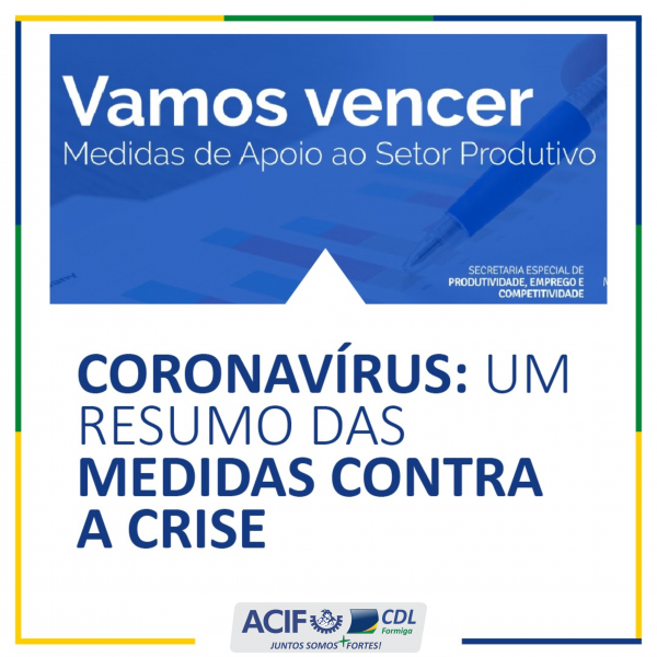 Coronavírus: um resumo das medidas contra a crise