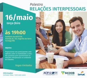 Palestra Relações Interpessoais no Trabalho