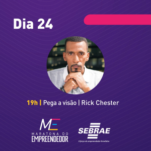 Rick Chesther abre Maratona do Empreendedor nesta segunda