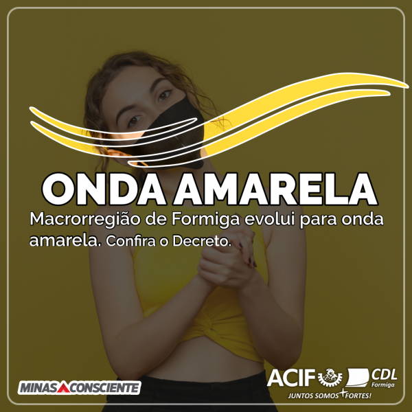 Prefeitura de Formiga publica novo decreto sobre a Onda Amarela.