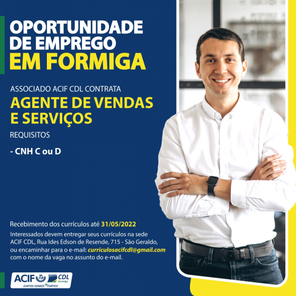 Agente de Vendas e Serviços