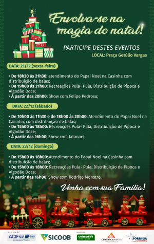 Programação Especial de Natal 2018