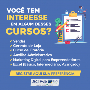 Participe dos nossos cursos!