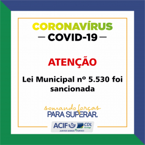 Lei Municipal nº 5.530 foi sancionada