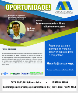 Palestra &quot;Eu Sou um Vendedor - Minha Atitude Meu Sucesso&quot;