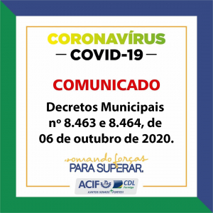 Novos Decretos Municipais