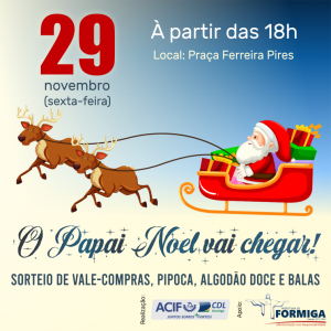 Chegada Papai Noel