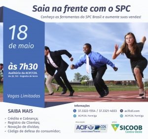 Palestra saia na frente com o SPC