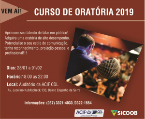 CURSO DE ORATÓRIA