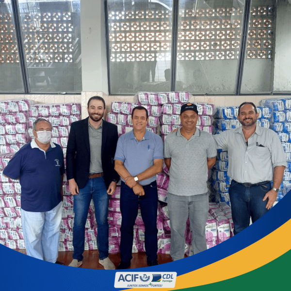 ACIF CDL participa da entrega de doação no Asilo São Francisco de Assis.