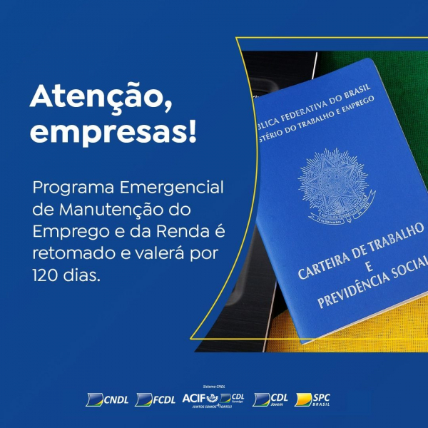O presidente Jair Bolsonaro assinou medida provisória que viabiliza a retomada do Programa Emergencial de Manutenção do Emprego.
