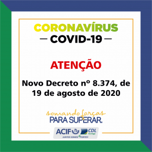 Novo Decreto Municipal Prorroga As Medidas Para Enfrentamento da Covid-19 e dá outras providências.