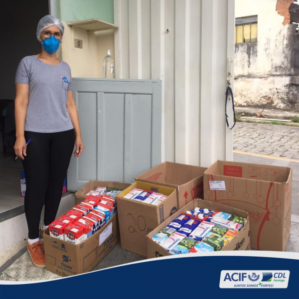 ACIF CDL realiza doações ao Asilo São Francisco de Assis.