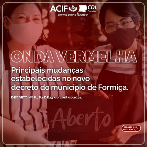 Confira as principais mudanças ocorridas com a publicação do decreto 8.762 do dia 23 de abril de 2021.