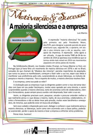 A maioria silenciosa e a empresa