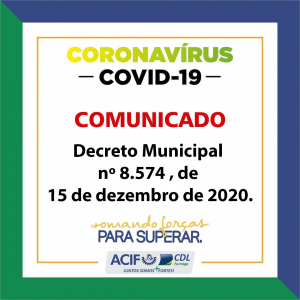 Editado novo decreto com medidas preventivas à Covid-19