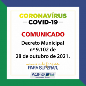 Prefeitura de Formiga publica novo decreto!