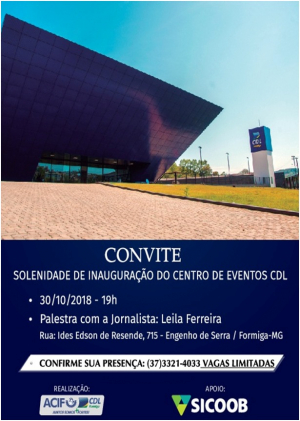 Inauguração Centro de Eventos