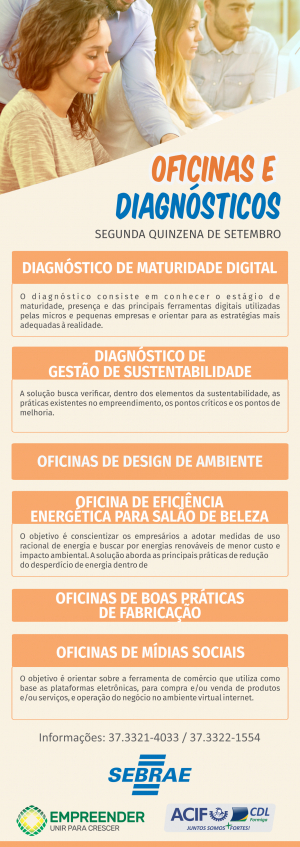 Oficinas e Diagnósticos Sebrae